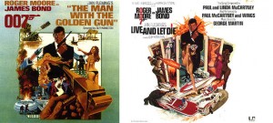 James Bond movie posters by Robert McGinnis